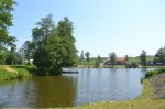Obrázek rybníku na farmě