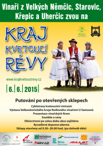 Plakát k akci Cyklistické putování krajem kvetoucí révy