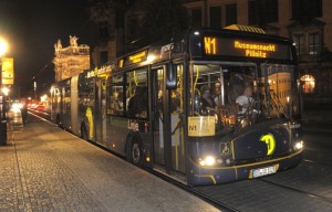 autobus obsluhující muzea při muzejní noci