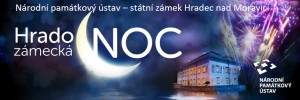 leták zvoucí na akci  hradozámecá noc