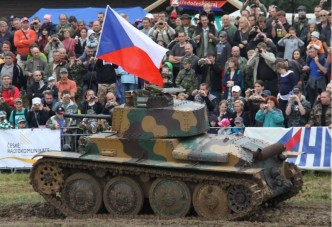 tank na tankovém dni v Lešanech