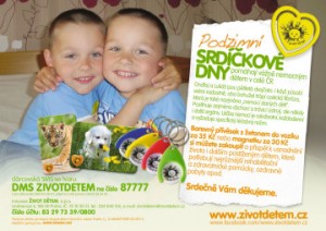 Pozvánka na pomoc dětem: podzimní srdíčkové dny