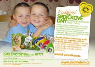 Pozvánka na pomoc dětem: podzimní srdíčkové dny