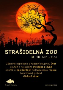 děti dlabou dýně v ZOO Chomutov