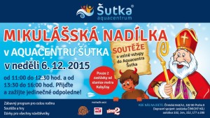 Mikuláš v aquacentru Šutka