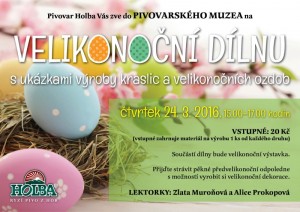 velikonoce v pivovaru Holba v Hanušovicích 