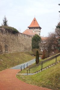 Hrad v Maďarském městě Köszeg