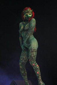 Veletrh kosmetiky interbeauty prague-modelka bodypaiting
