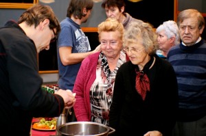 Občerstvení bylo ve stylu molekulární gastronomie