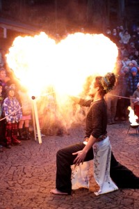 Ohnivá show    