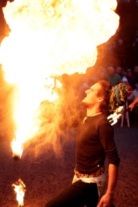 Ohnivá show    